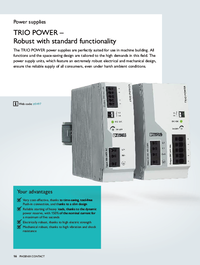 Thumbnail of document Data Sheet - TRIO POWER Standard Functionality Power Supplies